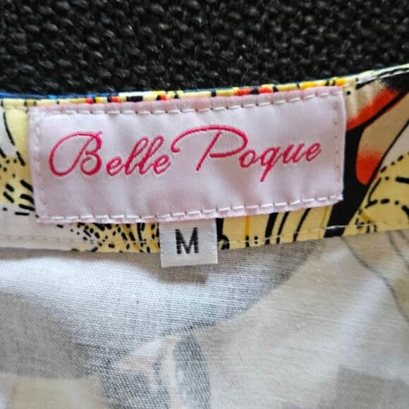 Vintage Belle Poque floral swing dress, size M - BRAND NEW WITH TAGS - Picture 4 of 6
